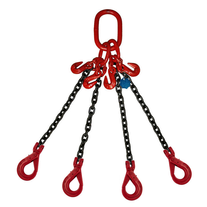 6.7 Tonnen 4-strang Kettengehänge mit Verkürzungseinheit und Automatikhaken