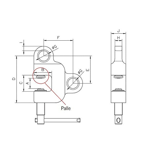 Tigrip® TSZ Schraubklemme für dreidimensionale Zugrichtungen