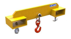 Gabelstapler und Kran montierte Haken