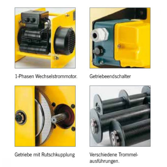 Yale® RPE Elektroseilwinde 2.000daN 400v