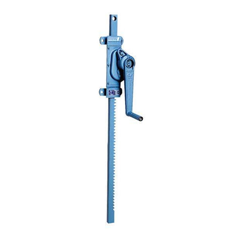 pfaff zahnstangenwandwinden mit wandhalterung
